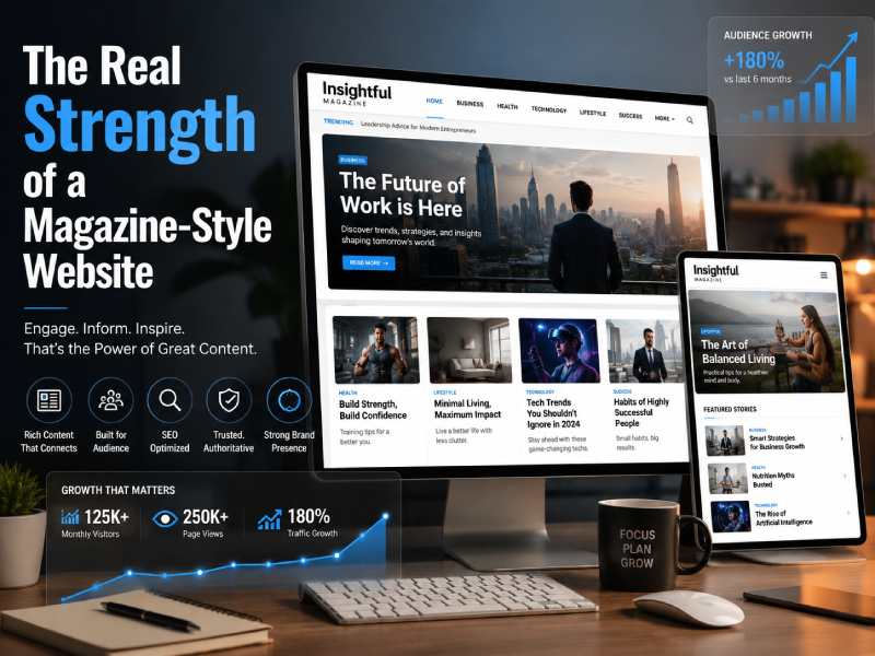 The Real Strength of a Magazine-Style Website