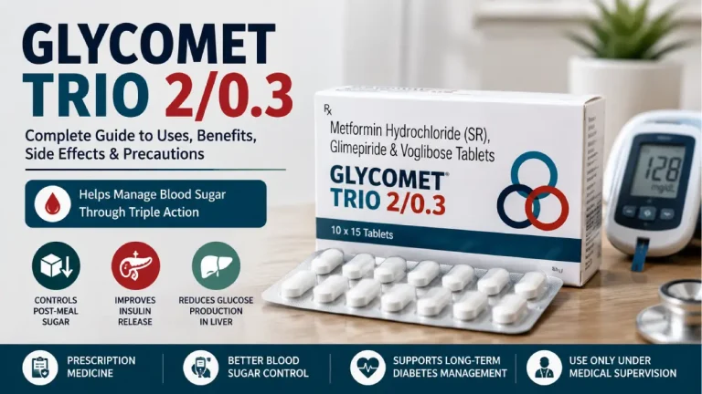 Glycomet Trio 2/0.3: Complete Guide to Uses, Ingredients, Benefits, Dosage, Side Effects and Patient Expectations